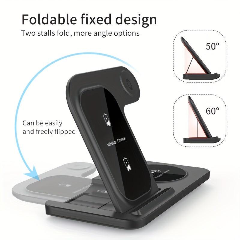 3-in-1 Fast Wireless Charger for iPhone & Apple Devices-2
