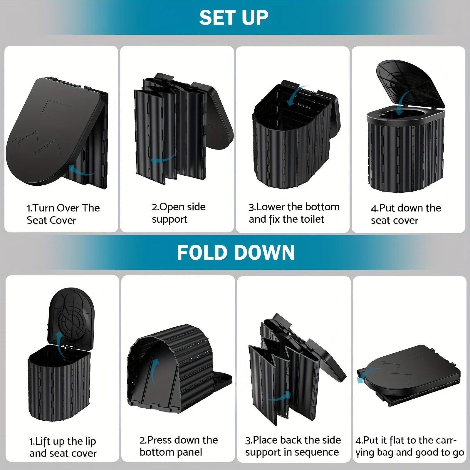 Toilet with Paper Holder with 199kg Support-2