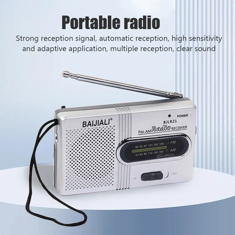 BC-R21 Mini AM/FM Portable Radio-4