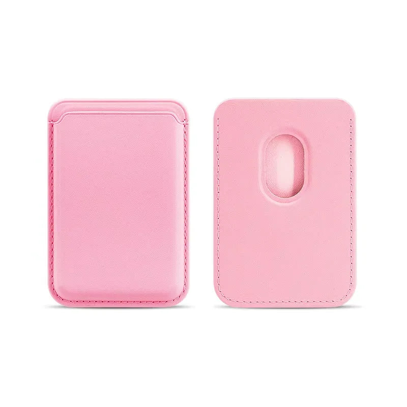 For Magsafe Magnetic Leather Wallet Case For iPhone  17 16 15 14 13 12 11 8  Samsung Huawei Card Holder with Magnet Covers REINA.