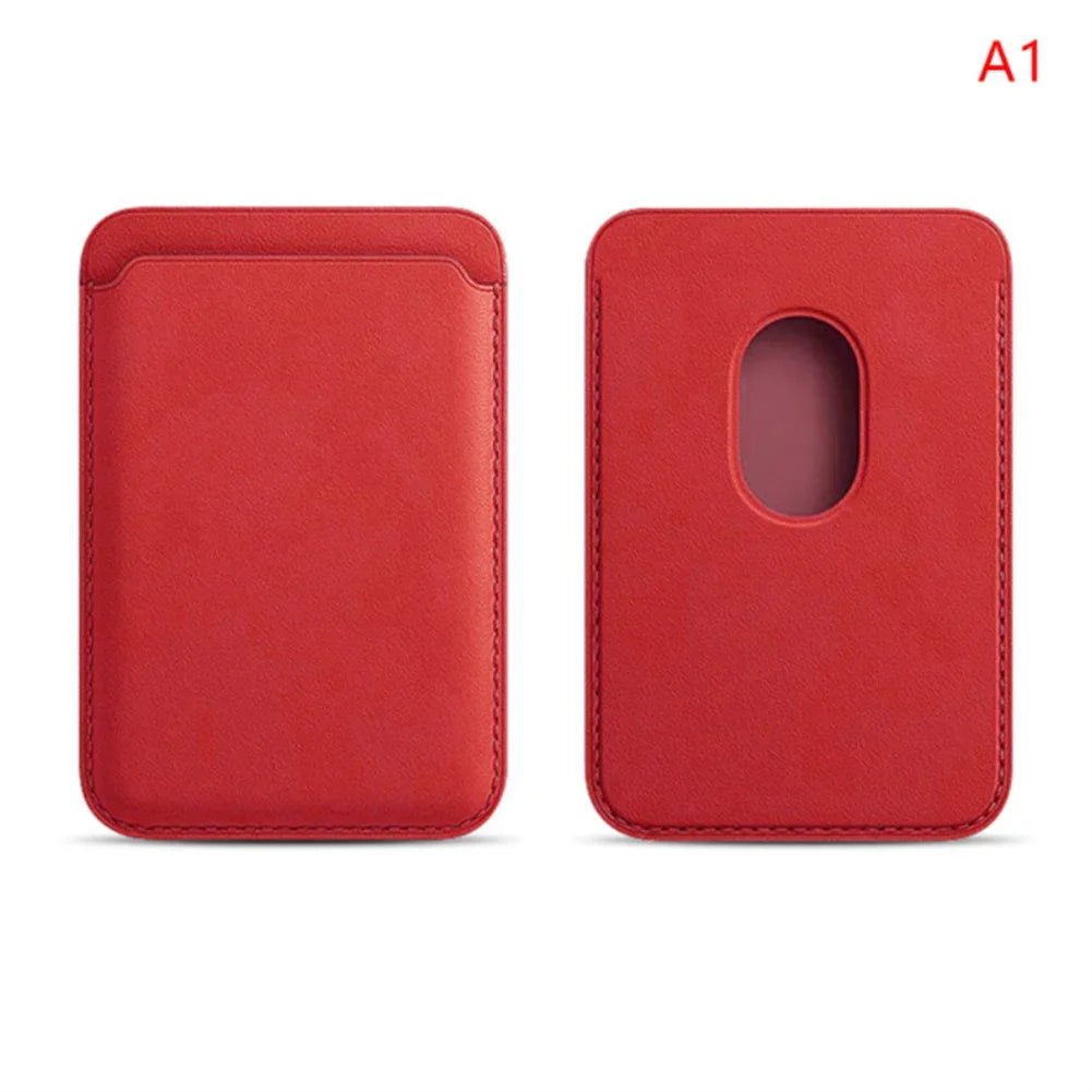 For Magsafe Magnetic Leather Wallet Case For iPhone  17 16 15 14 13 12 11 8  Samsung Huawei Card Holder with Magnet Covers REINA.
