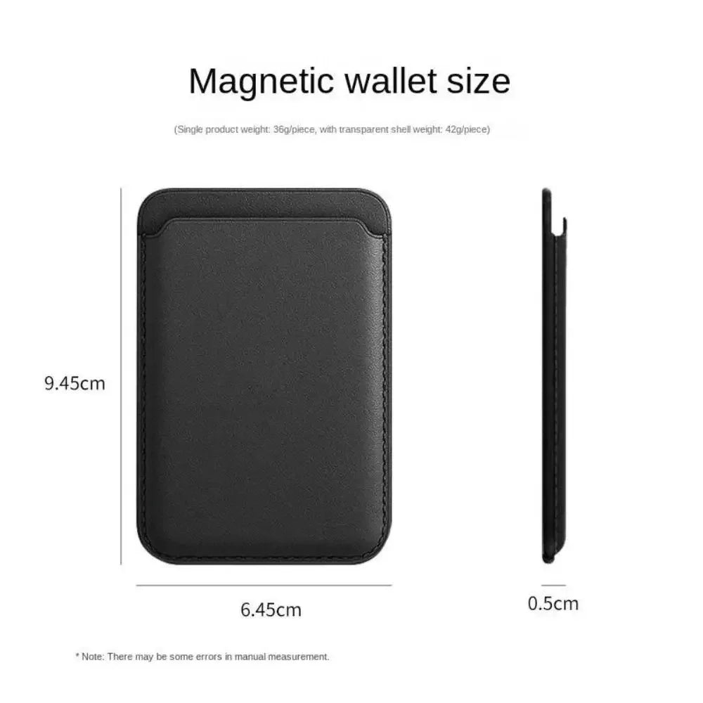 For Magsafe Magnetic Leather Wallet Case For iPhone  17 16 15 14 13 12 11 8  Samsung Huawei Card Holder with Magnet Covers REINA.