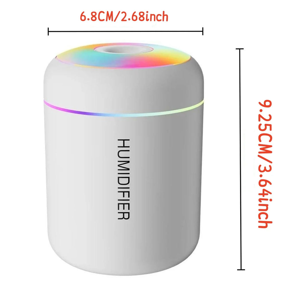 180ML Mini Air Humidifier USB Electric Aroma Diffuser Essential Oil Purifier Aromatherapy Mist Maker Lights For Car Home Bedroom REINA.