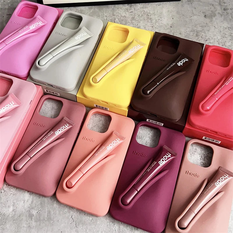 glam lipstick phone case