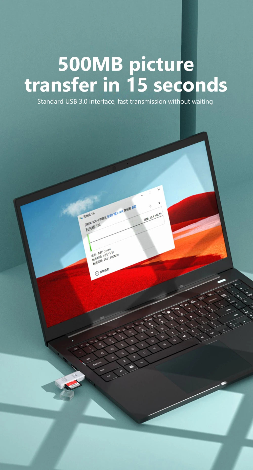 2 in 1 USB 3.0 Card Reader Micro TF sd card Reader usb adapter High Speed Cardreader TF Memory card For PC Laptop Accessories REINA.