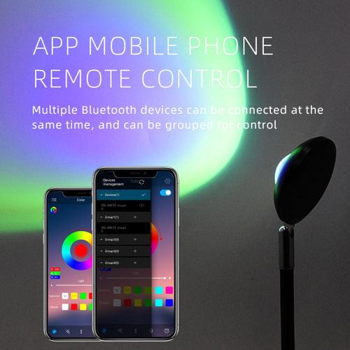 Projector APP/Remote Control Sunset Lamp Rainbow Sunset Lamp REINA.