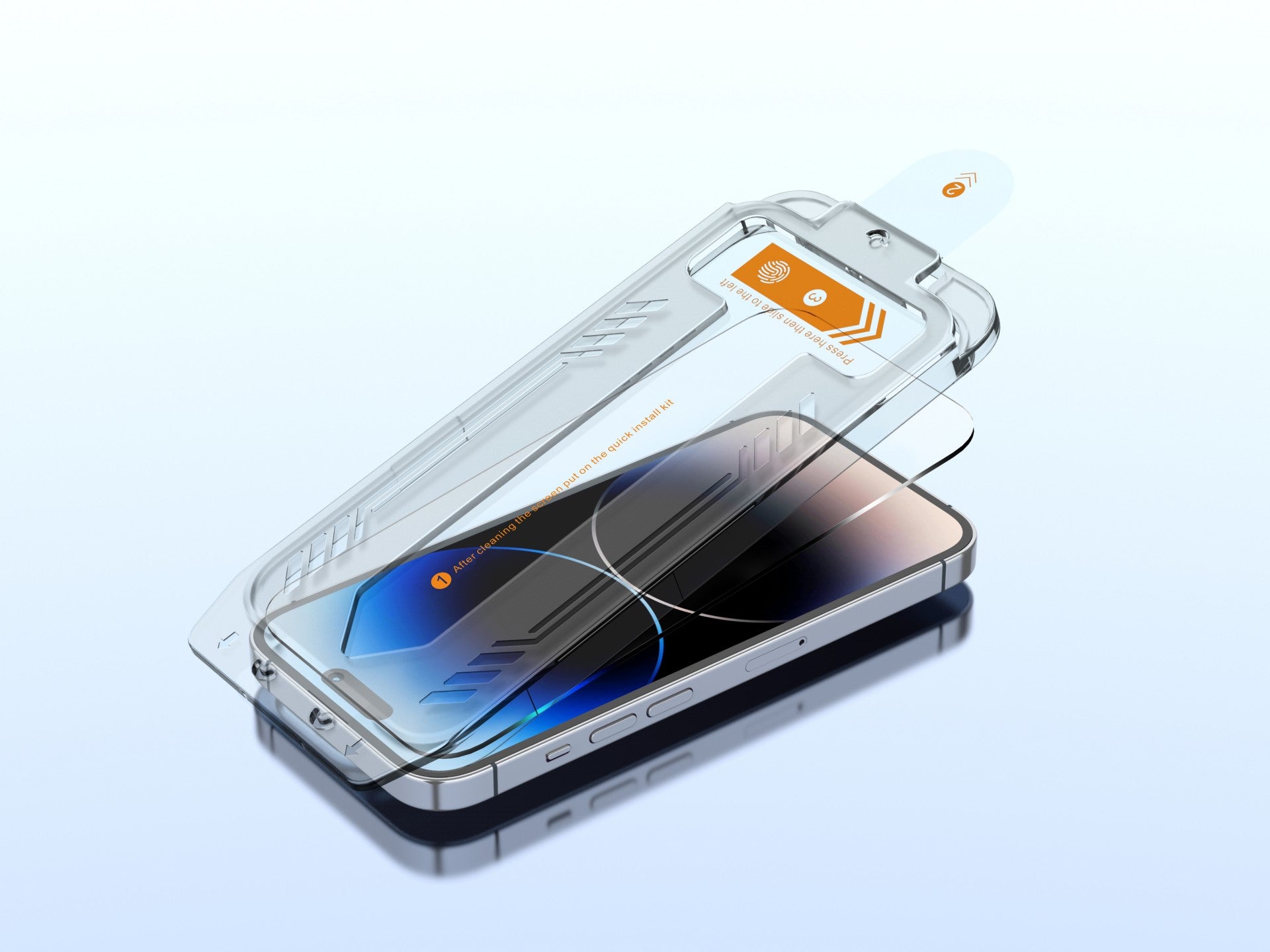 Techancy Protetor De Ecrã De Vidro Temperado KS2202, Compatível Com O Iphone 16, Fornecido Com Caixa De Instalação Rápida REINA.